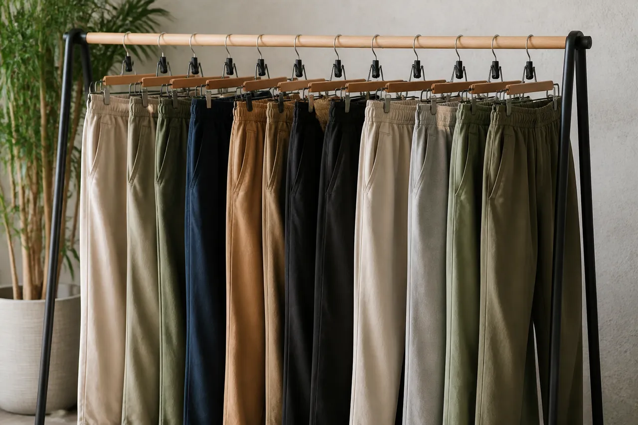 Types de pantalon décontractés : jean, chino, cargo et jogger