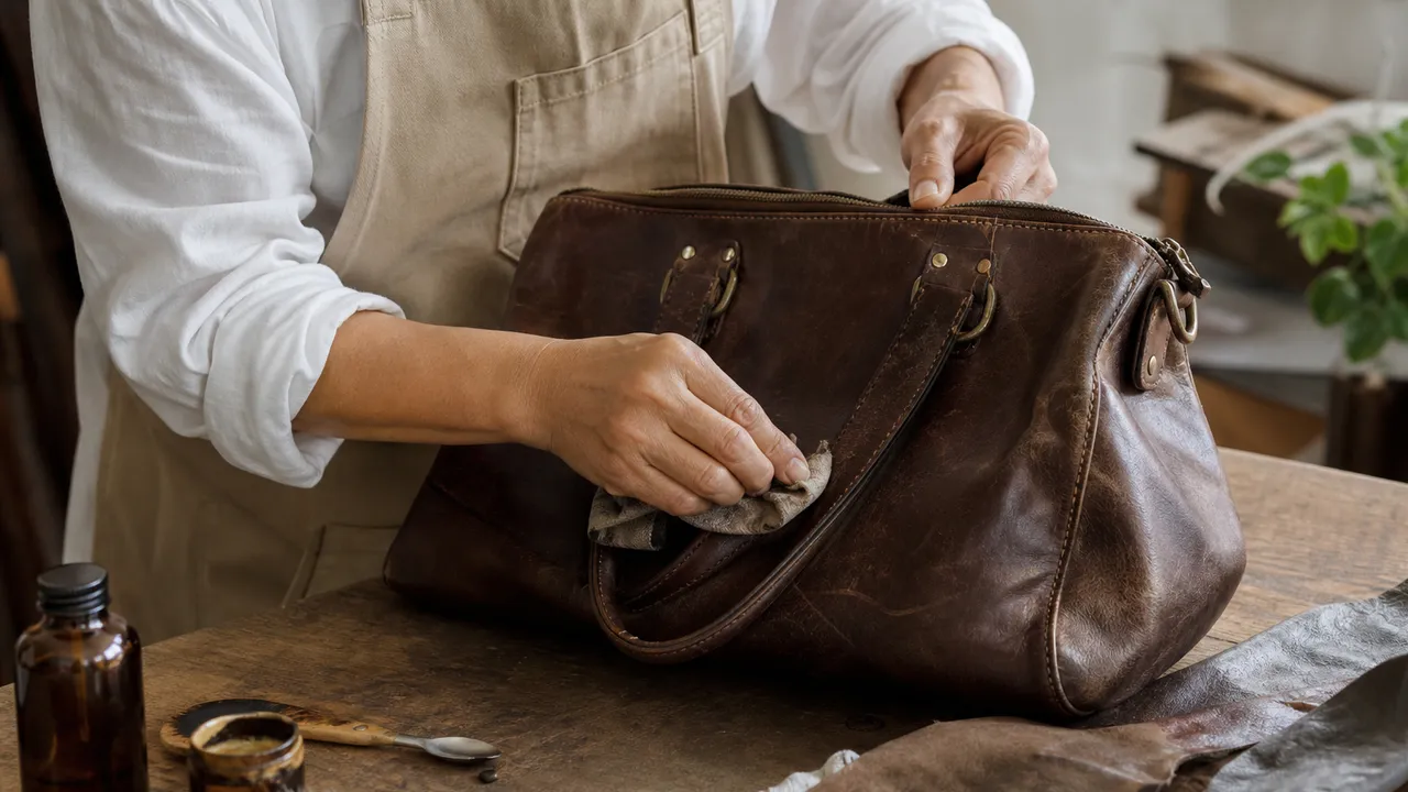 Rénover un sac en cuir abîmé à la maison