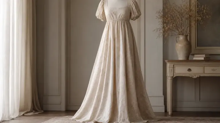 Robe empire quand on a du ventre pour flatter la silhouette