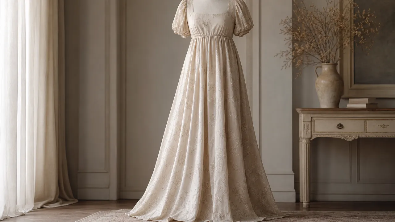 Robe empire quand on a du ventre pour flatter la silhouette